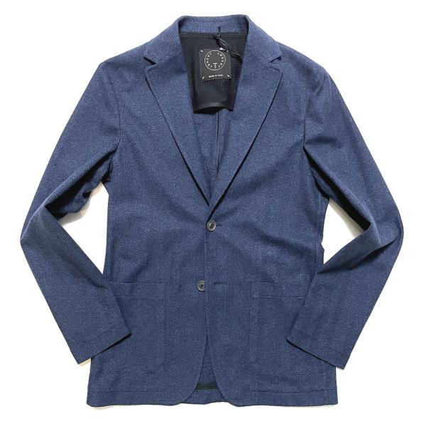 T-JACKET ティージャケット ジャケット / コットン ヘリンボーン 2B シングル パッチポ...