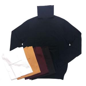 2022秋冬 LANVIN COLLECTION 丸首ニット なめらか美艶ハイゲージ