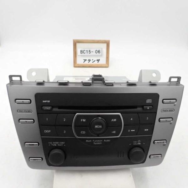 平成20年 アテンザセダン GHEFP 前期 純正 デッキ オーディオ CD FM AM ラジオ G...
