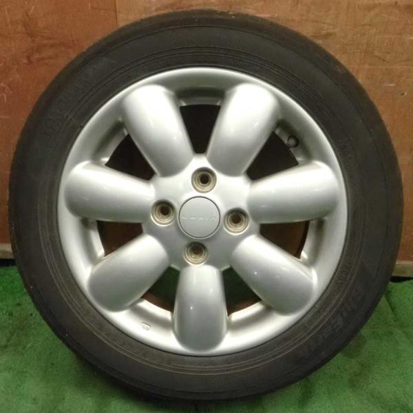 平成28年 アルトラパン HE33S 純正 アルミホイール タイヤ 1本 YOKOHAMA 4穴 1...