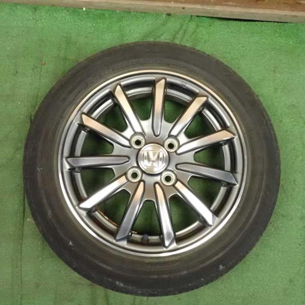 平成27年 N-WGN カスタム JH1 前期 純正 アルミホイール タイヤ1 本 4穴 BRIDG...