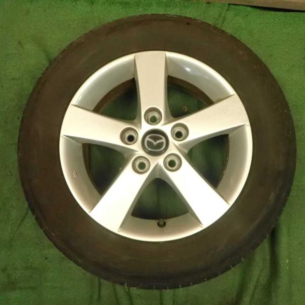 平成29年 プレマシー スカイアクティブ CWFFW 純正 アルミホイール タイヤ 1本 5穴 BR...