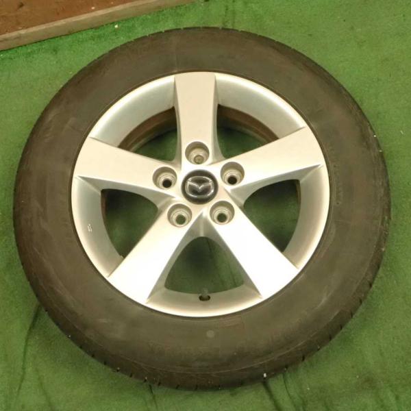 平成29年 プレマシー スカイアクティブ CWFFW 純正 アルミホイール タイヤ 1本 5穴 BR...