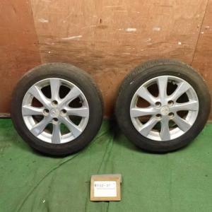 平成27年 eKスペース B11A 前期 純正 アルミホイール タイヤ 2本セット DUNLOP EC202 155/65R14 中古 即決