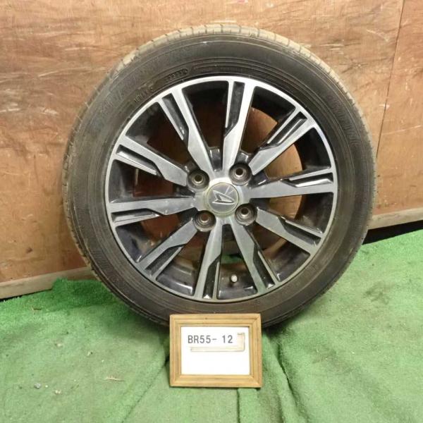 平成27年 ムーヴ カスタム LA150S 前期 純正 アルミホイール タイヤ 1本セット ECOF...