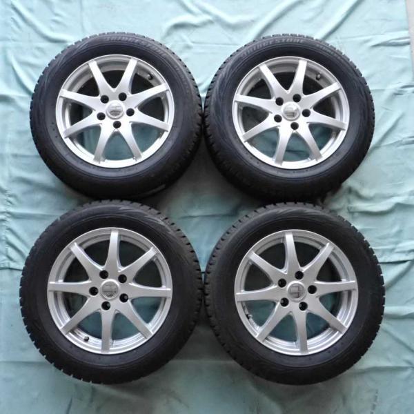 BRIDGESTONE LAPORTA ラポルタ アルミホイール スタッドレスタイヤ 4本セット 5...