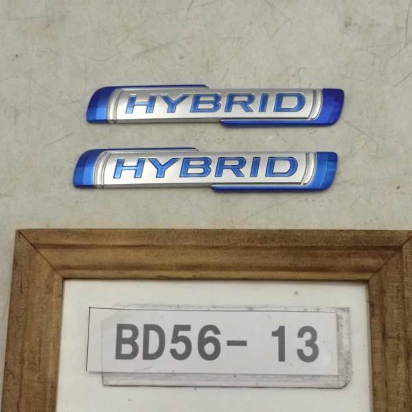 平成29年 ワゴンR ハイブリッド MH55S 純正 エンブレム 2点 HYBRID 中古 即決