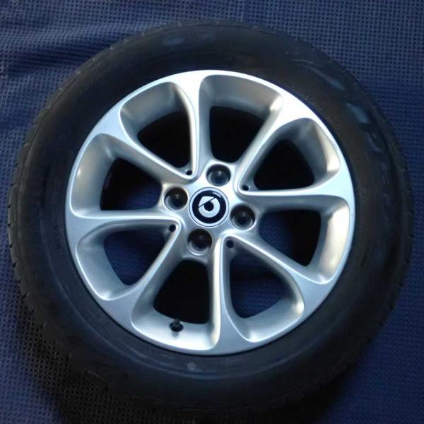 平成28年 スマート フォーフォー W453 453042 純正 アルミホイール タイヤ 1本 4穴...