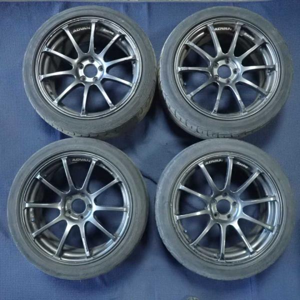 平成22年 プリウス ZVW30 前期 外し YOKOHAMA ADVAN Racing アルミホイ...