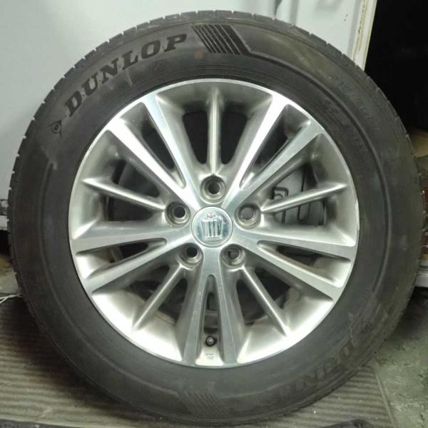 平成23年 クラウン GRS200 後期 純正 アルミホイール タイヤ 1本  5穴 215/60R...