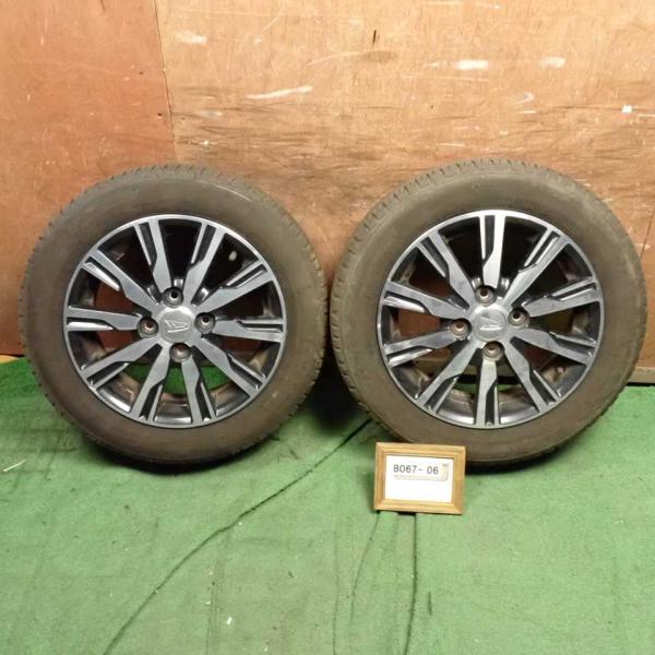 平成28年 タント カスタム LA600S 後期 純正 アルミホイール タイヤ 2本セット MICH...