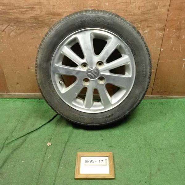 平成27年 エブリィワゴン エブリイワゴン DA17W 純正 アルミホイール タイヤ 1本セット T...