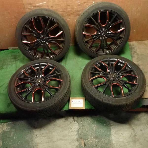 平成25年 ストリーム RN6 後期 外し アルミホイール タイヤ  4本セット WEDS ウェッズ...