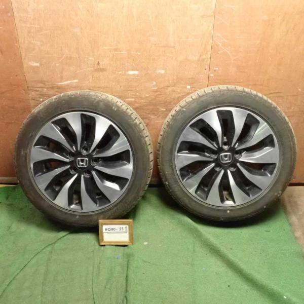 平成25年 アコード HV CR6 前期 純正 アルミホイール タイヤ 2本セット 17インチ BR...