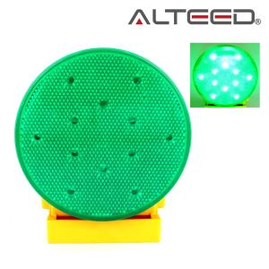 電池式LEDワーニングライト 緑色発光 50時間超長寿命 点滅流動パターンチェンジ[ALTEED/アルティード]｜ALTEED