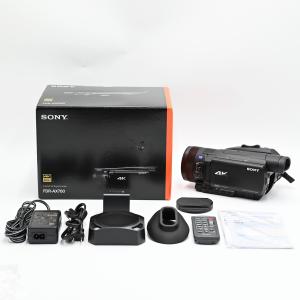 ソニー SONY 4K ビデオカメラ Handycam FDR-AX700 ブラック ビデオカメラ