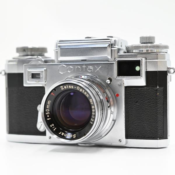 CONTAX コンタックス IIIa Zeiss-Opton Sonner 50mm F2 フィルム...