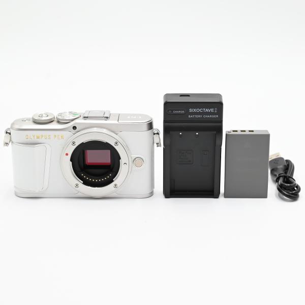 OLYMPUS オリンパス ミラーレス一眼カメラ PEN E-PL9 ボディー ホワイト ミラーレス...