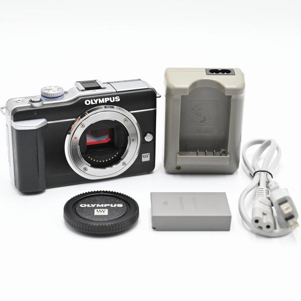OLYMPUS OLYMPUS ミラーレス一眼 PEN E-PL1ボディ ブラック E-PL1 BO...