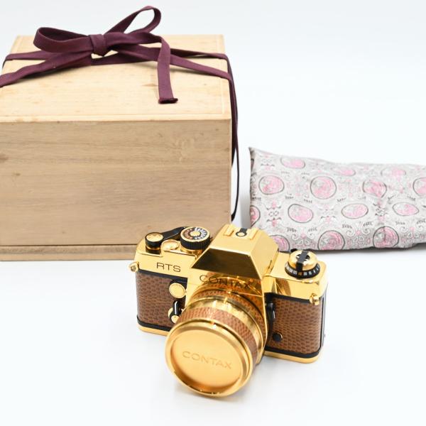 CONTAX コンタックス RTS GOLD 50周年記念モデル +Carl Zeiss Plana...