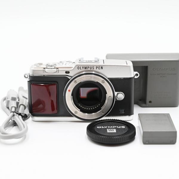 OLYMPUS オリンパス E-P5 プレミアムシルバー ボディ ミラーレス一眼レフカメラ