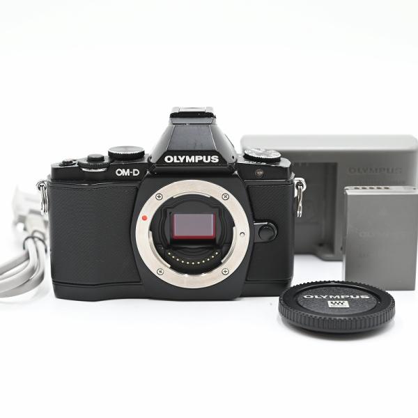 OLYMPUS オリンパス ミラーレス一眼 OM-D E-M5 ボディ ブラック ミラーレス一眼レフ...