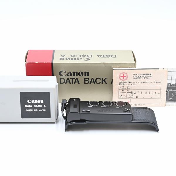 Canon キヤノン DATA BACK A A-1用 アクセサリー