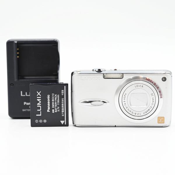 Panasonic LUMIX DMC-FX01-W パナソニック デジタルカメラ パールホワイト ...