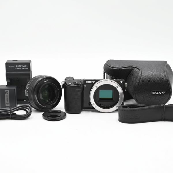 SONY ソニー NEX-5T 16-50mm デジタル一眼カメラ ブラック (ショット数898枚)...