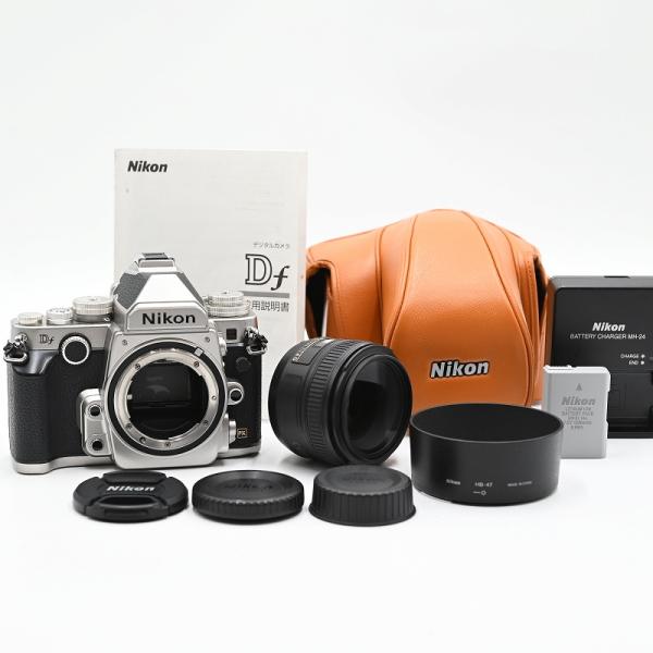 Nikon ニコン Df 50mm f/1.8G シルバー デジタル一眼レフカメラ (ショット数87...