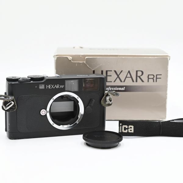 KONICA コニカ HEXAR RF 35mmレンジファインダーフィルムカメラボディ ブラック フ...