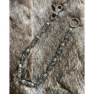 -Other Brand- / ALWC-011 / 9ローラー ドラゴンクラスプ ウォレットチェー...