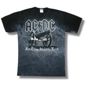 【土日も発送】 Tシャツ AC DC FOR THOSE ABOUT TO ROCK 悪魔の招待状 タイダイ  メンズ ロック バンド｜alternativeclothing