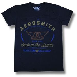 【土日も発送】 Tシャツ ロック バンド AEROSMITH エアロ・スミス BACK IN THE SADDLE バック・イン・ザ・サドル ofc｜alternativeclothing