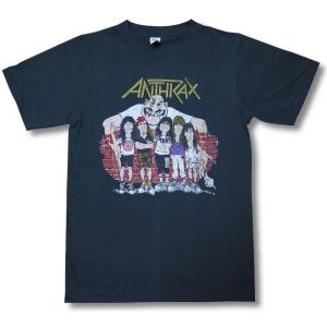 【土日も発送】 Tシャツ アンスラックス ANTHRAX NOTMAN メンズ Mort Drucker バンド bny チャコール グレー