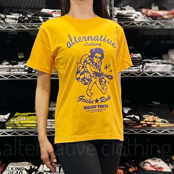 Tシャツ 芸者ロックス GEISHA ROCKS 階Ｇ子&amp;オルタナティヴ・コラボ 半袖 Tシャツ イ...