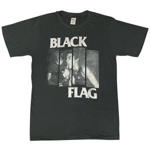 【土日も発送】 Tシャツ ブラックフラッグ BLACK FLAG LIVE メンズ レディース ロック バンド bny チャコール グレー｜alternativeclothing