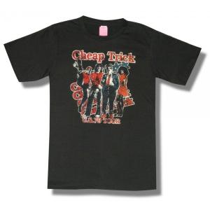 【土日も発送】 Tシャツ CHEAP TRICK チープ・トリック U.S.79TOUR チャコール グレー メンズ レディース ロック バンド bny｜alternativeclothing