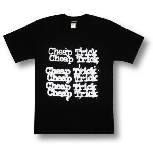 【土日も発送】 Tシャツ CHEAP TRICK チープ・トリック ロゴ ブラック メンズ レディース ロック バンド 黒 半袖 gts｜オルタナティヴクロージング