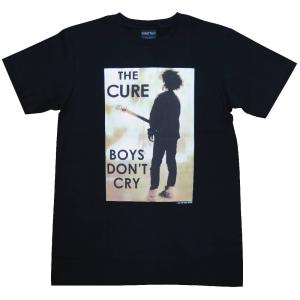 【土日も発送】 Tシャツ THE CURE ザ・キュアー Boys Don't Cry  黒 ロック バンドT シャツ wof｜alternativeclothing