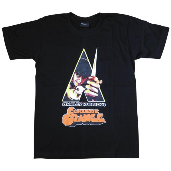 Tシャツ 時計仕掛けのオレンジ CLOCKWORK ORANGE brw 黒 ブラック 時計じかけの...