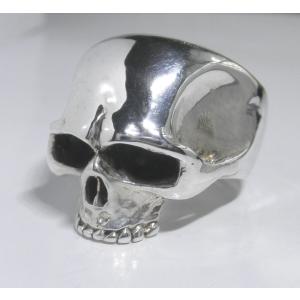 STOP LIGHT（ストップライト） K18 Skull Ring 全金スカルリング