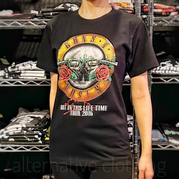 ガンズ＆ローゼス Not In This Life Time Tour 2016 ロックＴシャツ バ...