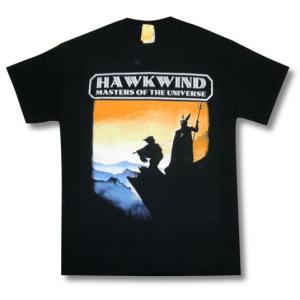 【土日も発送】 Tシャツ ホークウインド HAWKWIND MASTERS OF THE UNIVERSE バンド 黒 メンズ ロック｜alternativeclothing