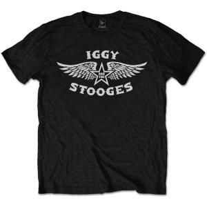 【土日も発送】 THE STOOGES ストゥージズ ロゴＴシャツ イギー・ポップ IGGY POP 黒 メンズ レディース ofc ブラック｜alternativeclothing