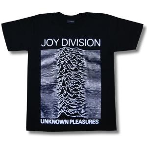 【土日も発送】 Tシャツ ジョイ・ディヴィジョン JOY DIVISION アンノウン・プレジャーズ ラージロゴ 丸フォント Unknown Pleasures ロック｜alternativeclothing