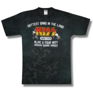 【土日も発送】 Tシャツ キッス KISS  ALIVE 2 TOUR 1977 MADISON SQUARE GARDEN メンズ ロック バンド｜alternativeclothing