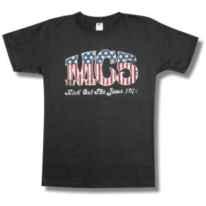 【土日も発送】 Tシャツ MC5 USロゴ キックアウト・ザ・ジャムズ メンズ レディース バンド ロック bnyチャコール グレー｜alternativeclothing