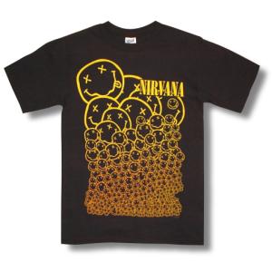 【土日も発送】 Tシャツ NIRVANA  ニルヴァーナ スマイル ロック バンド｜alternativeclothing