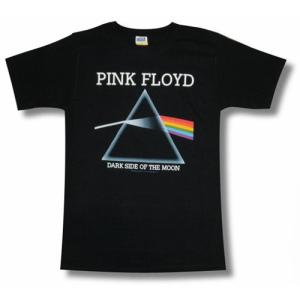 【土日も発送】 Tシャツ PINK FLOYD 狂気 ダークサイド・オブ・ザ・ムーン ロック バンド 黒｜alternativeclothing